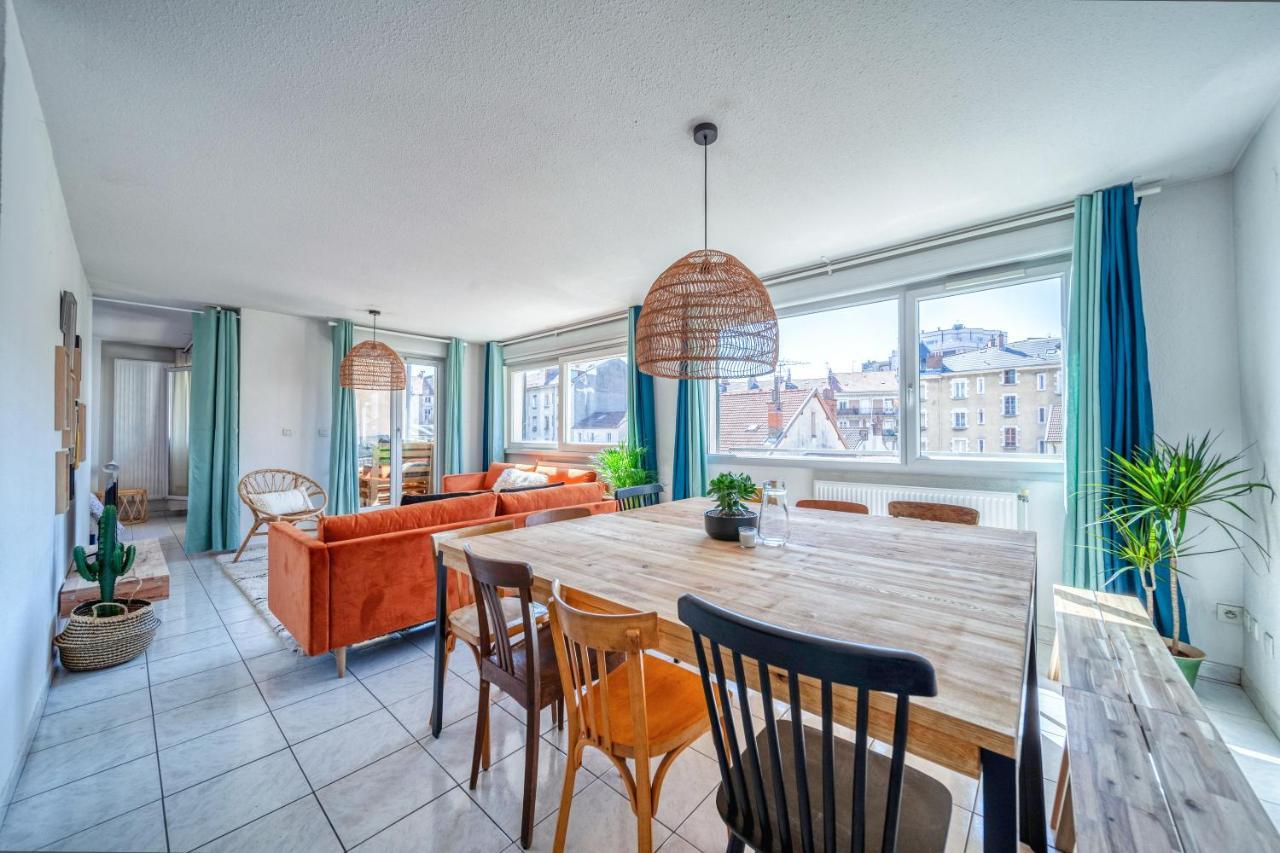 Le Reverso, T6 En Duplex & Vue Incroyable Grenoble Exterior foto